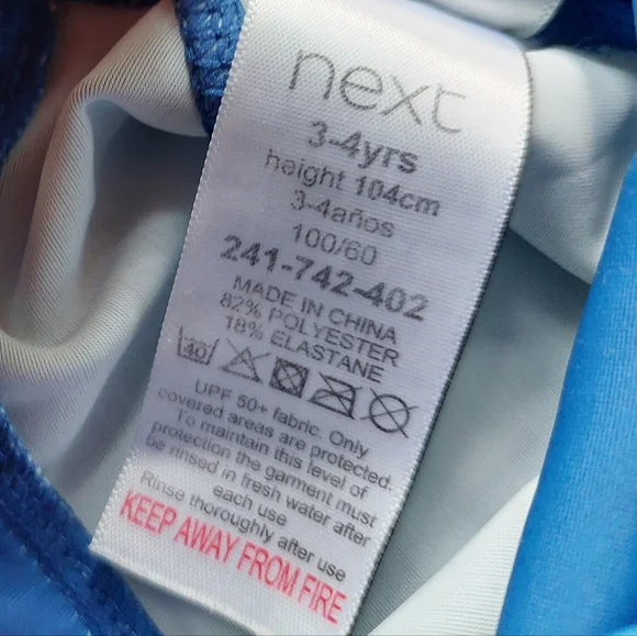 Next Direct like new Mickey Mouse one-piece swimsuit 3-4 years. - Picture 5 of 16